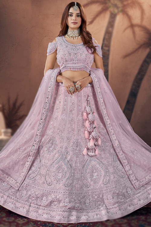 Open Sleeve Cold Shoulder Plus Size Lehenga Choli Buy Open Sleeve Cold Shoulder Plus Size Lehenga Choli for Women Online in Malaysia