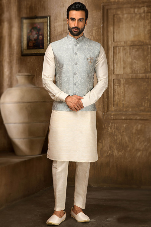 Online kurta pajama with jacket shop