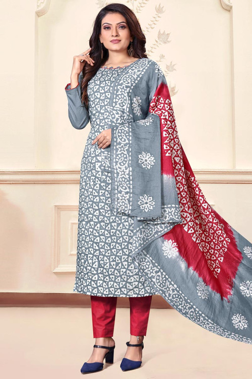 Buy Batik Printed Salwar Kameez Online for Women in Malaysia