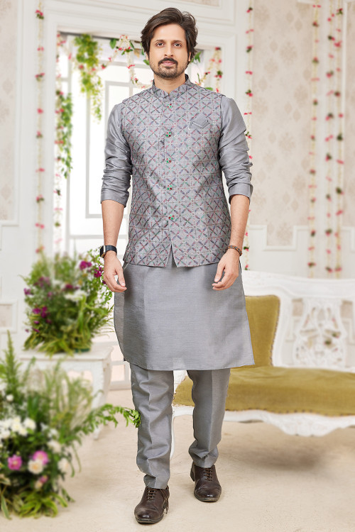 Gray color dress cheap