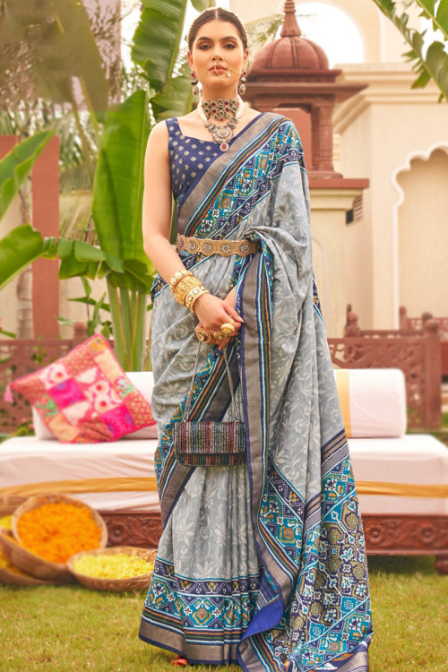 Western saree for wedding sales