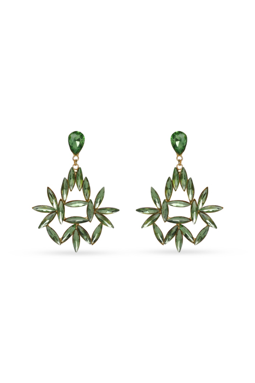Elegant Drop Earrings with Script and Rubber Stop