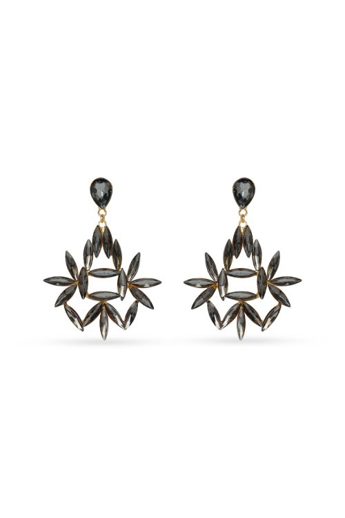 Black Drop Earrings