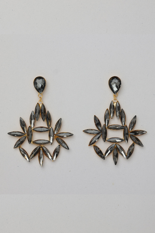 Black Drop Earrings