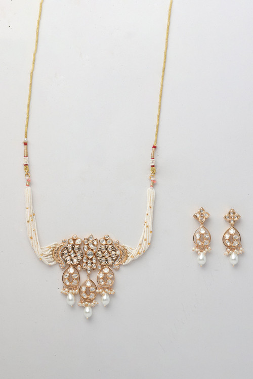  Gold Plated Choker Necklace Set
