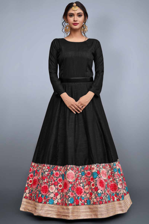 Black Silk Gown 