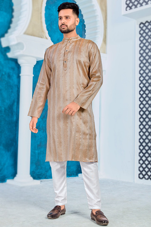 Chocolate colour sales kurta pajama