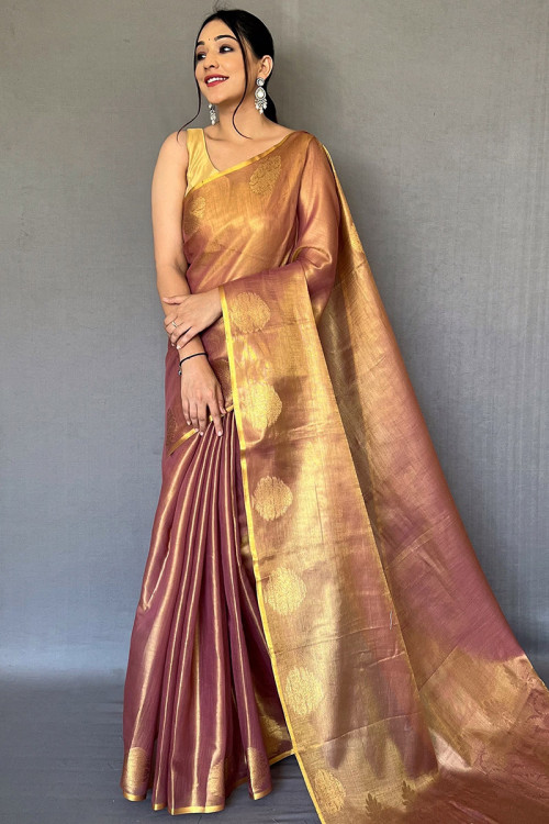 Denouement Beige Organza Silk Saree With Incredible Blouse Piece –  LajreeDesigner