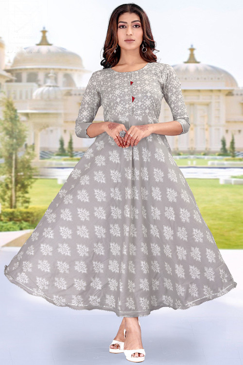 Grey kurtis online shop