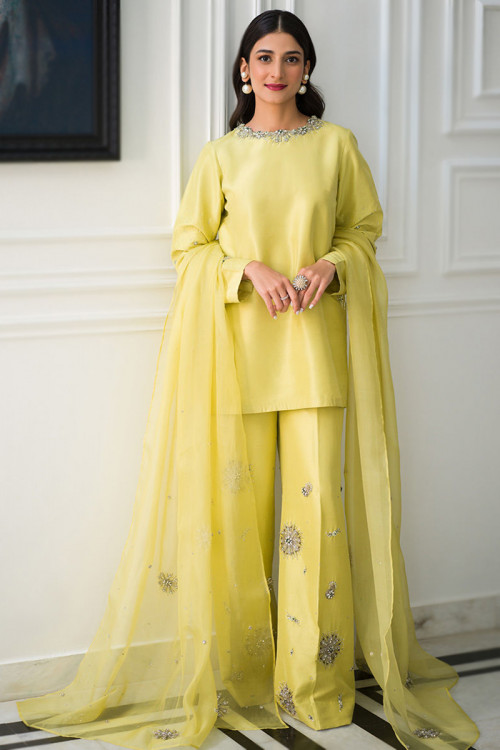 Buy Palazzo Pant Party Wear Beads Work Indian Dresses Online for Women in USA