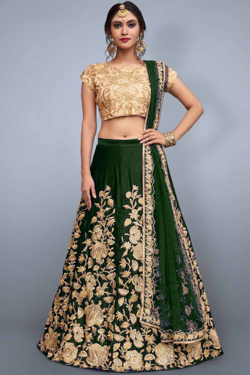 Buy Ready to Wear Green Designer Lehenga Choli Dupatta for Women & Girls  Indian Lehengas Bridesmaids Bollywood Bridal Wedding Dresses Outfits Online  in India - Etsy