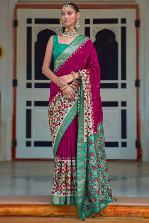 Buy Exquisite Mirror Work Saree Online at Affordable Prices