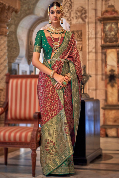 Wedding silk sarees with stone work on sale
