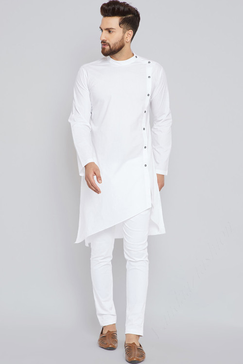 Gents white kurta sale pajama