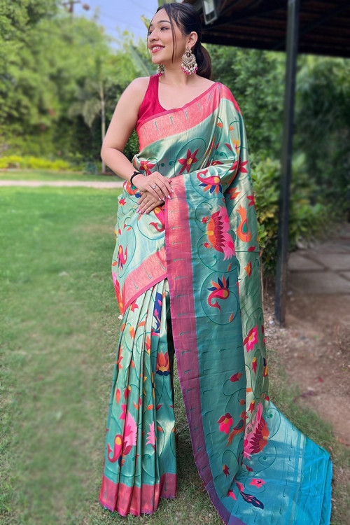 Zardosi saree for wedding on sale