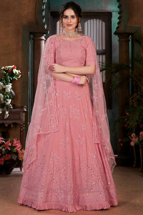 Designer Pink Lehenga Choli Indian Wedding Lahanga Choli for Women Wedding  Lahanga Choli Embroidery Work Reception Party Wear Lengha Choli - Etsy