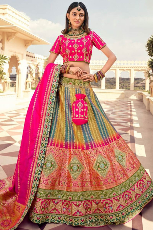 Multi Color Lehenga Choli Online Shopping Buy Multi Color