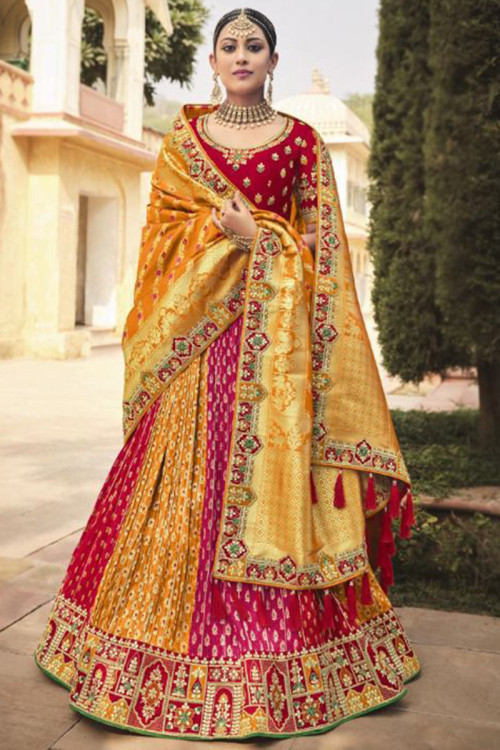 Multi Color Lehenga Choli Online Shopping Buy Multi Color Designer Lehengas for Bride