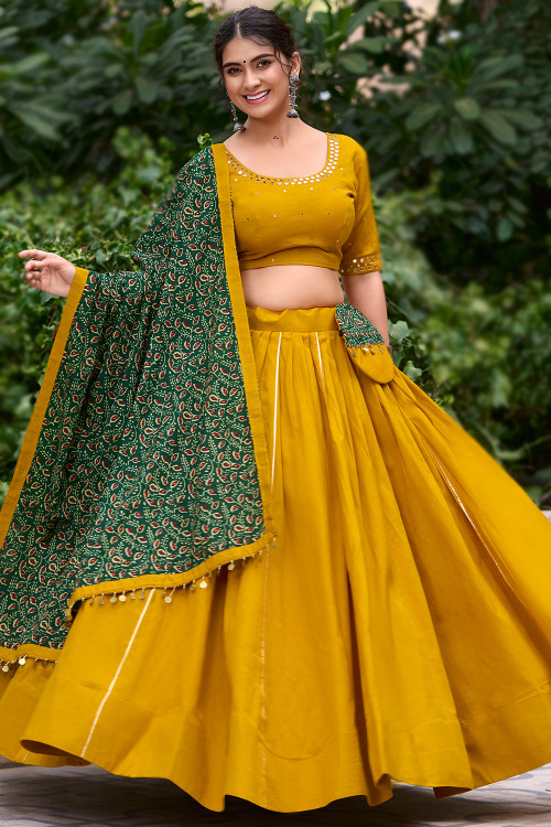 Buy A Line 10 to 20 Discount on Cotton Lehenga Choli Online for Women in UK