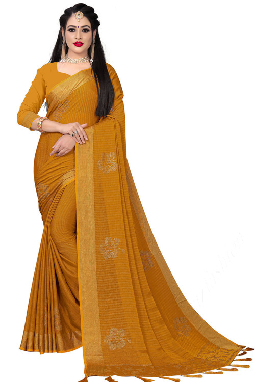 Yellow Golden Kanjivaram Silk Saree and Blouse for Women Party, Festive,  Ethnic Wear Exclusive Traditional Designer Sari - Etsy