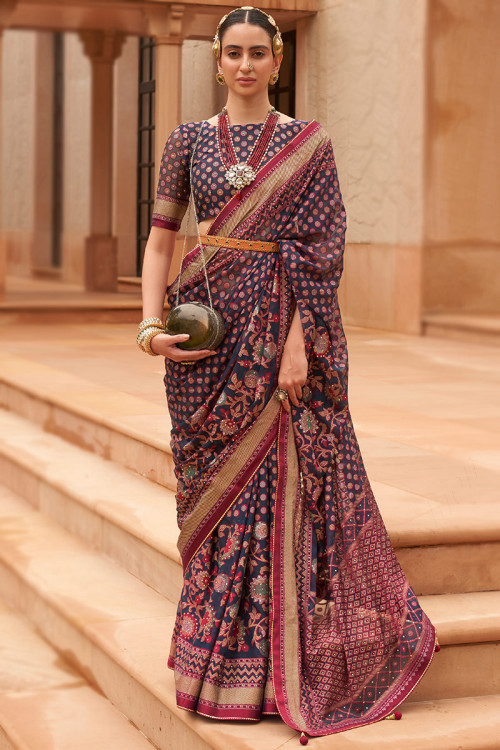 SAROJ Jalwaa Chiffon Brasso SAREE