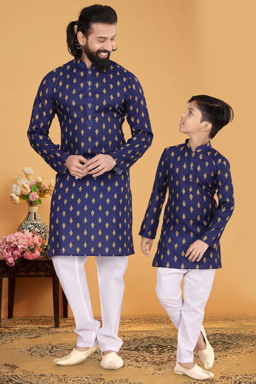 Father and son party wear dress clearance