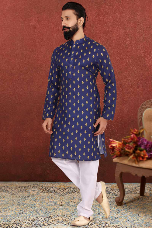 Mens printed kurta pajama online