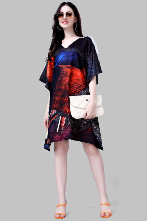Buy Blue Christmas Printed Kurtis Kurtas Online for Women in UK