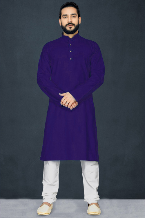 Indigo Blue Kurta Pajama for Men for Wedding & Party