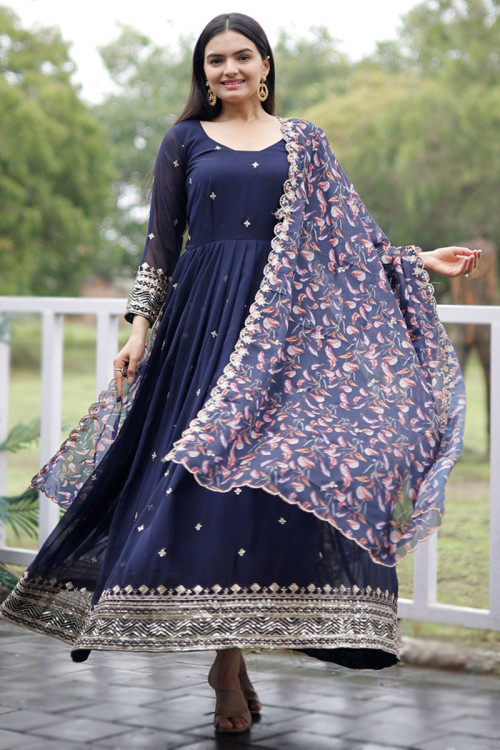 Anarkali knee length store