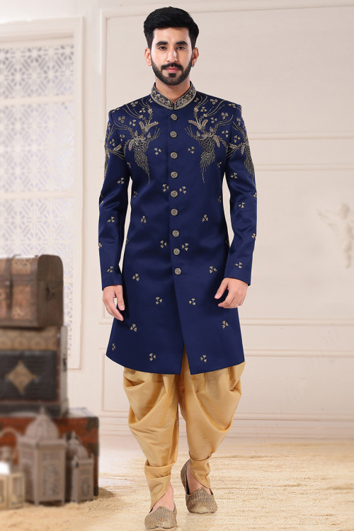 Blue indo hotsell western dress