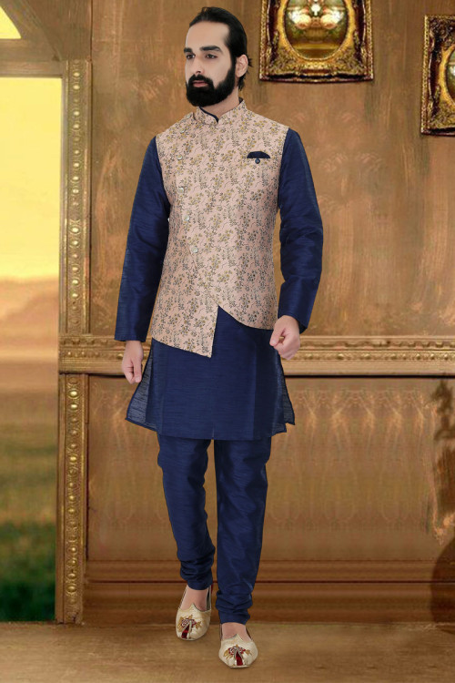 Buy Bandhgala Best Seller Silk Kurta Pajama Online for Men in USA