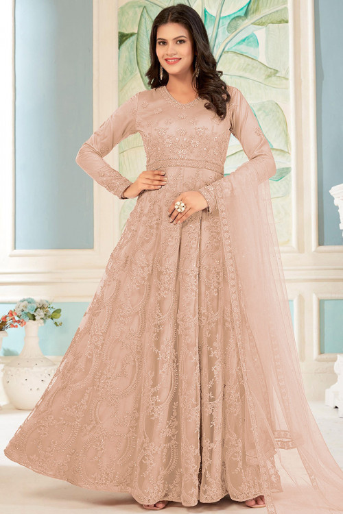 BHALAMI ENTERPRISE Women Gown Pink Dress - Buy BHALAMI ENTERPRISE Women  Gown Pink Dress Online at Best Prices in India | Flipkart.com