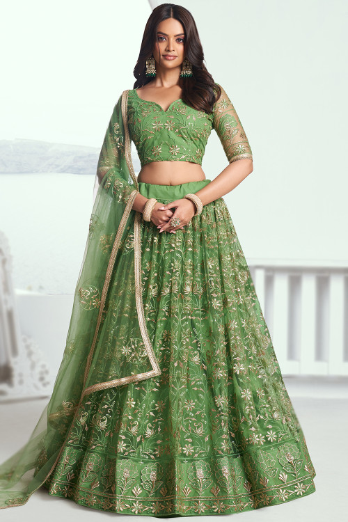 Mehndi Lehenga Shop Designer Mehendi Lehengas Online in USA