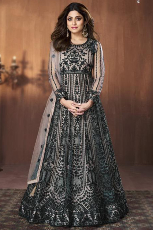 Bollywood Anarkali Dress/gown Party Engagement wear indian ethnic wedding |  eBay