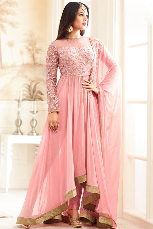 Buy 32 XXS Size High Low style Sangeet Anarkali Suits Online for Women in USA