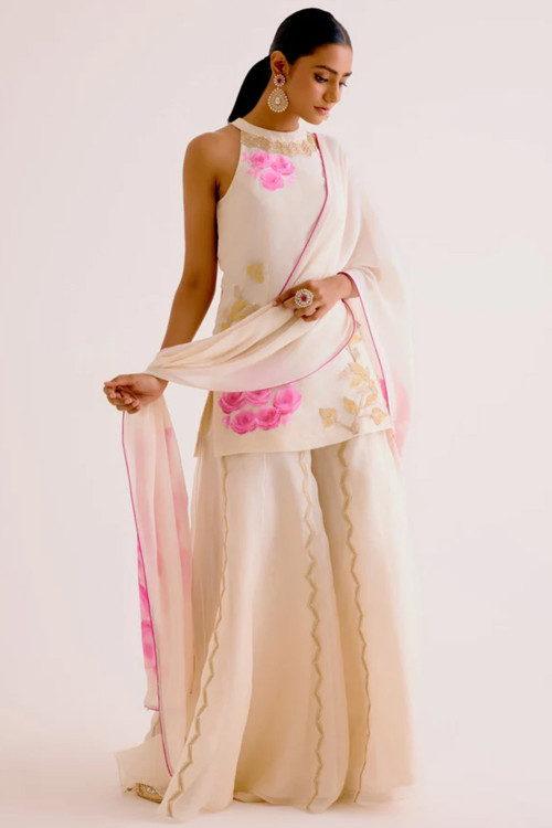 Halter neck trouser suit 2025