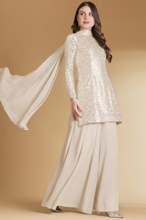 slim fit dress slacks Elegant Lehenga Choli Dupatta Indian Wedding Dress – Nameera by Farooq main image 0
