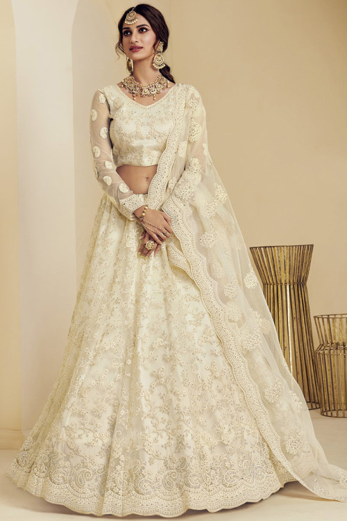 Off white indian cheap wedding dresses