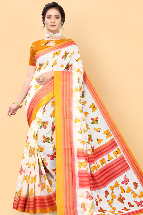 Off White Cotton Saree Shapewear at Rs 120/piece