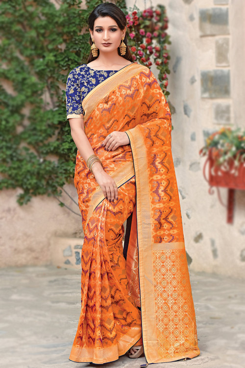 Lowest price | Party Uppada Silk Fancy Work Saree and Party Uppada Silk  Fancy Work Sari online shopping
