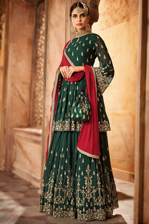 Bridal Sharara Dresses Elegant Designs Andaaz Fashion USA
