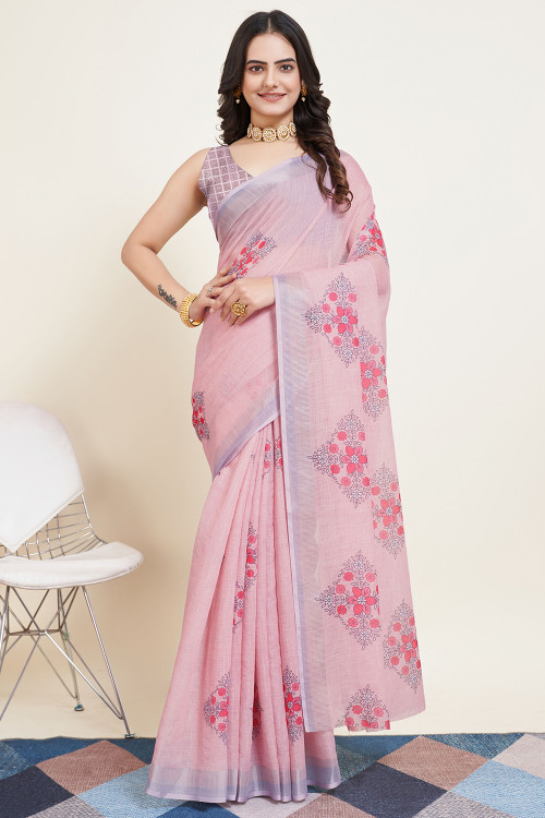 Party wear cotton sarees with price clearance