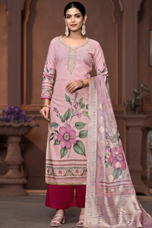 Cotton plazo suit online discount