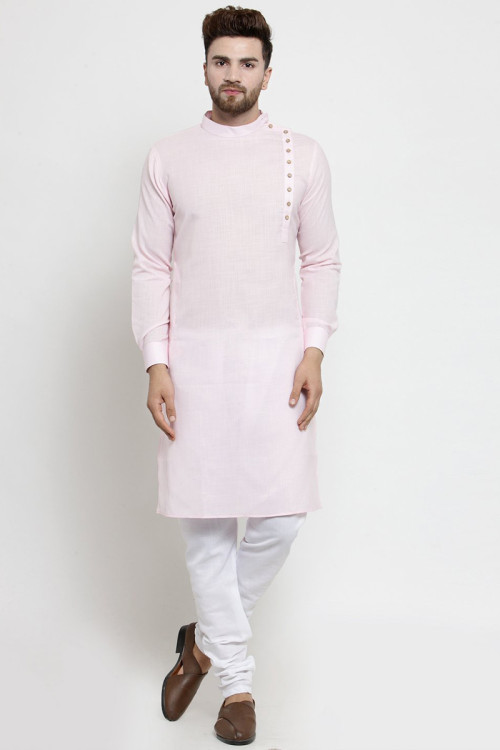 Baby pink colour kurta hot sale pajama