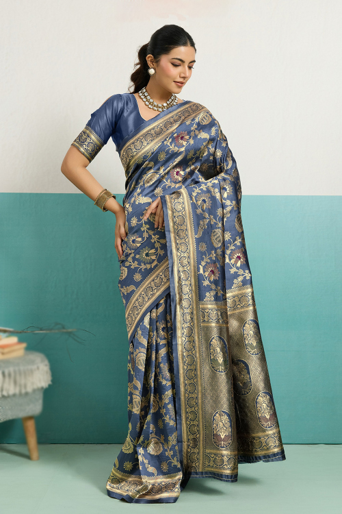 Buy Banarasi Silk Sangeet Hindu Wedding Clothing Online for Women in USA
