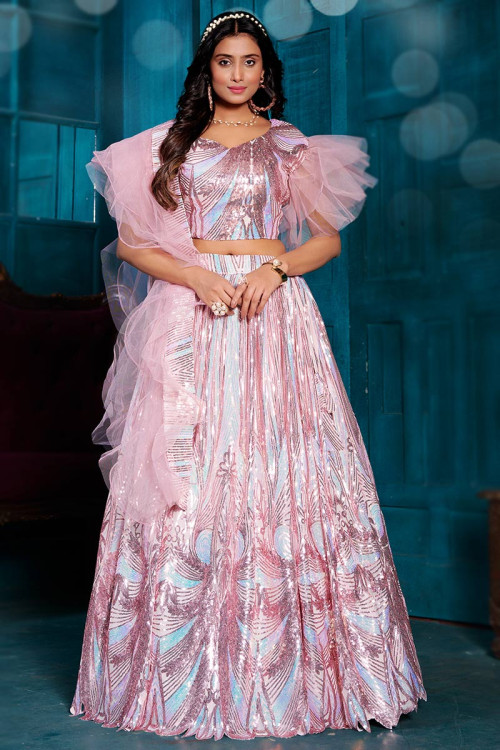 Buy Fancy Party Wear Lehenga Choli Online for Women in UK