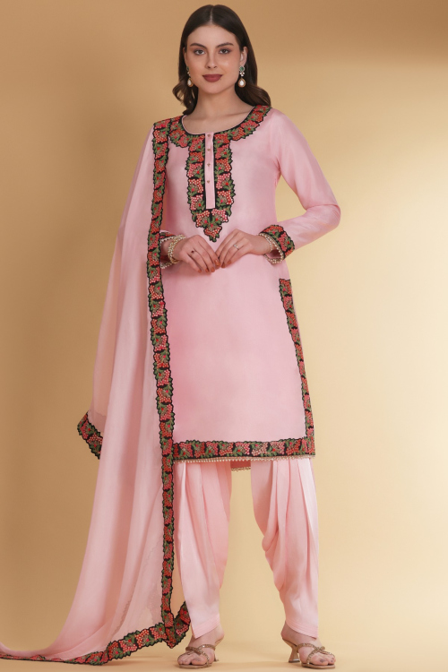 Blush Pink Eid Salwar Kameez for Women – Pakistani & Indian Party Wear