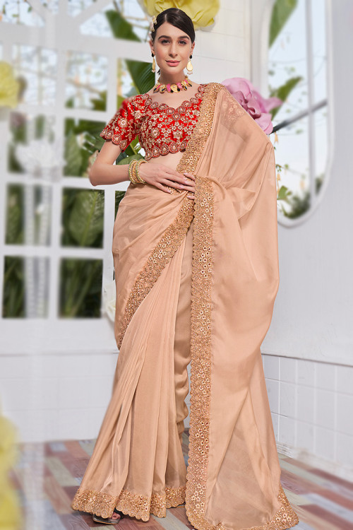 Engagement dress saree clearance