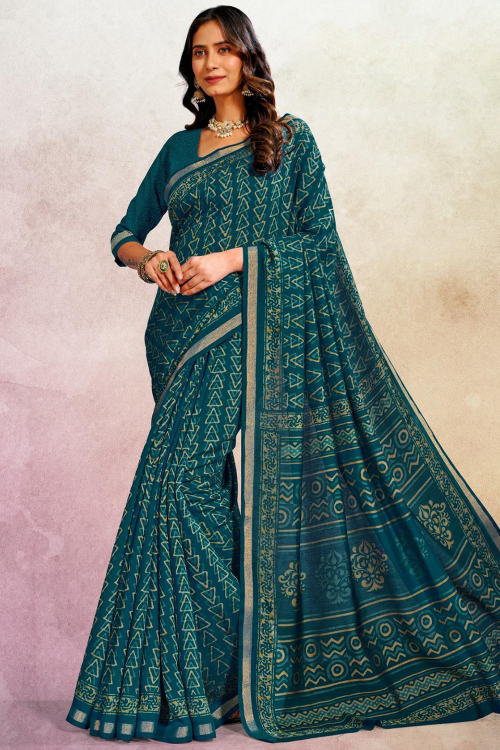 green emerald velvet dress Emerald Green Boho Style Dress made from an Indian Saree main image 1
